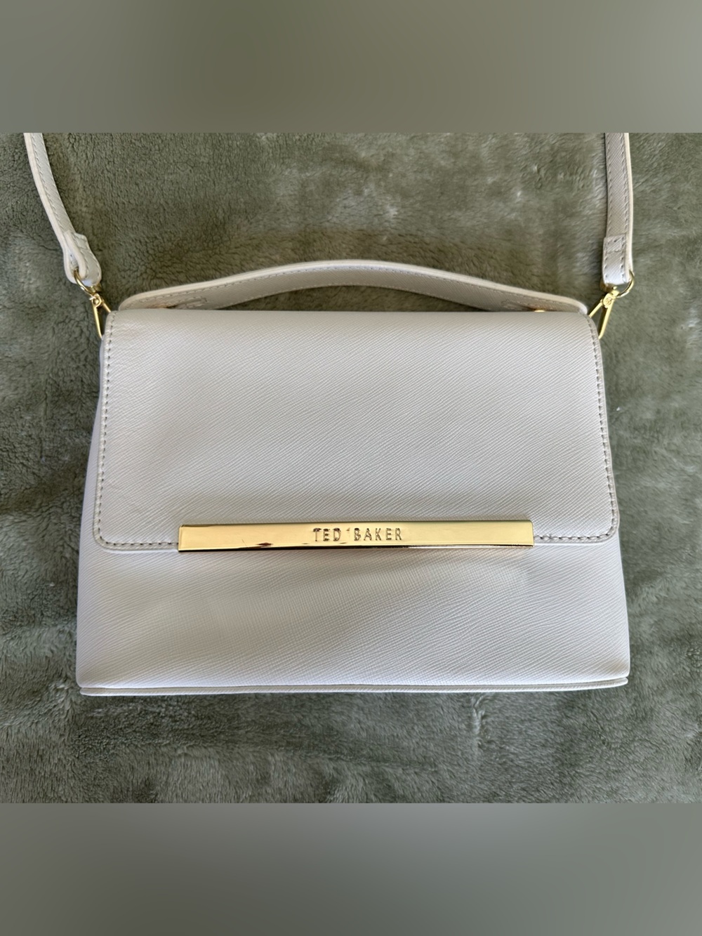 Ted Baker Irena Top Handle Crosshatch Crossbody Bag – V G/ Excellent Condition